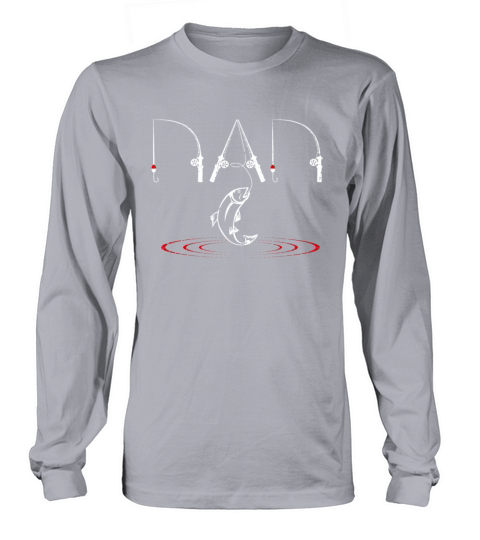 Dad Fishing Fisherman Daddy Fishing Rods Dads Chri Women's Long Sleeve