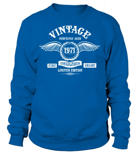 Vintage Perfectly Aged 1971 Women's Sweatshirt