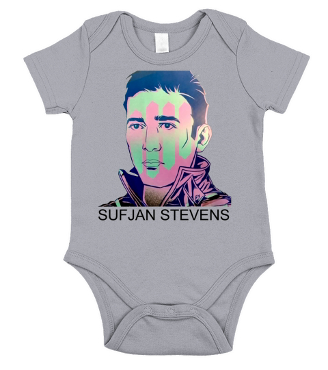 Sufjan Stevens Tshirt Short Sleeve Baby One-Piece