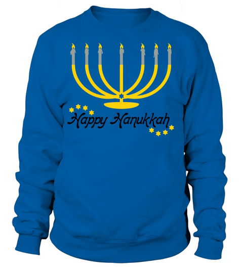 Menorah Happy Hanukkah Women's Sweatshirt