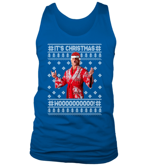 Ric Flair Christmas Ugly Sweater Tank Top Unisex