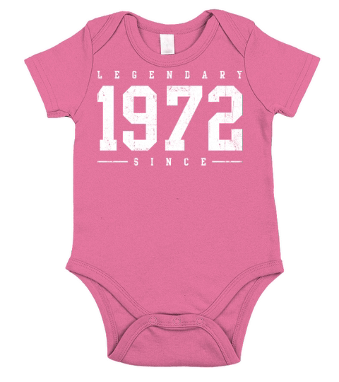 Legendary 1972 since Short Sleeve Baby One-Piece