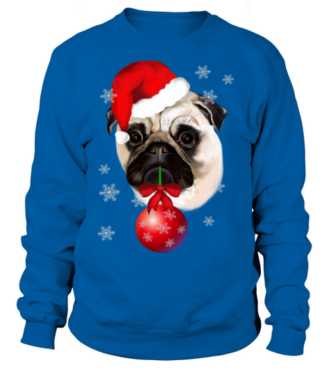A Very Merry Christmas Pug Women's Sweatshirt