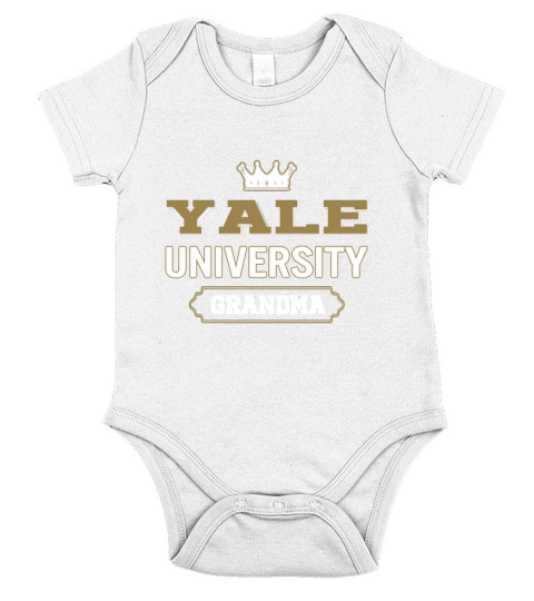 Yale University Grandma Great Gift For Grandparents Short Sleeve Baby One-Piece
