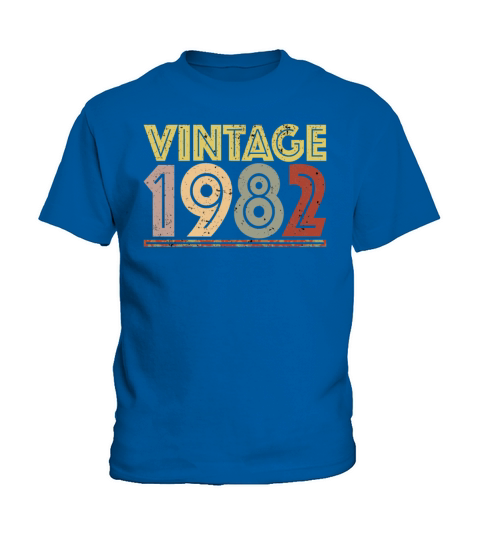 Vintage 1982 Retro Birthday Gift Kids T-Shirt