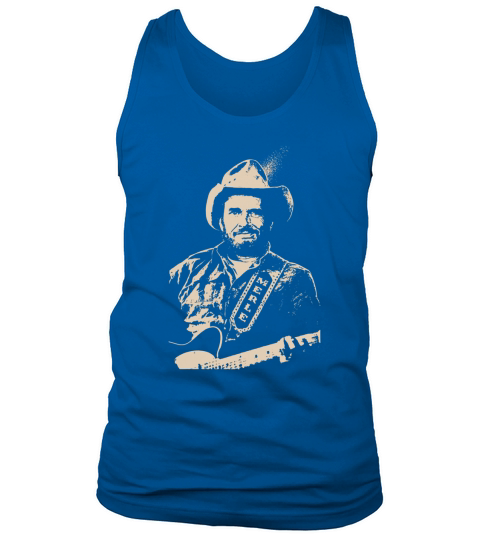 Merle Haggard  Round Neck Tank Top Unisex