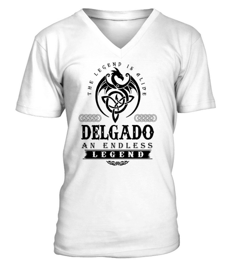 DELGADO An Endless Legend V-Neck T-shirt