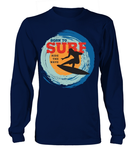 BORN TO SURF Women's Long Sleeve
