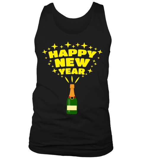 Happy New Year Champagne Apparel New Years Eve Men's Tank Top