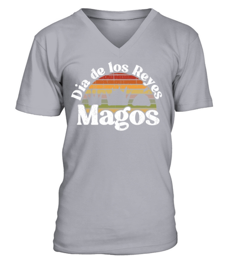 Dia De Los Reyes Magos Men's V-Neck T-shirt