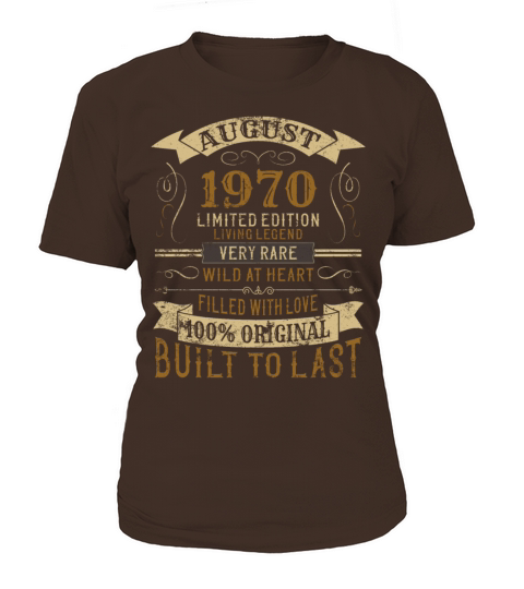 August 1970 50th Birthday Vintage Limited Edition Women's T-Shirt
