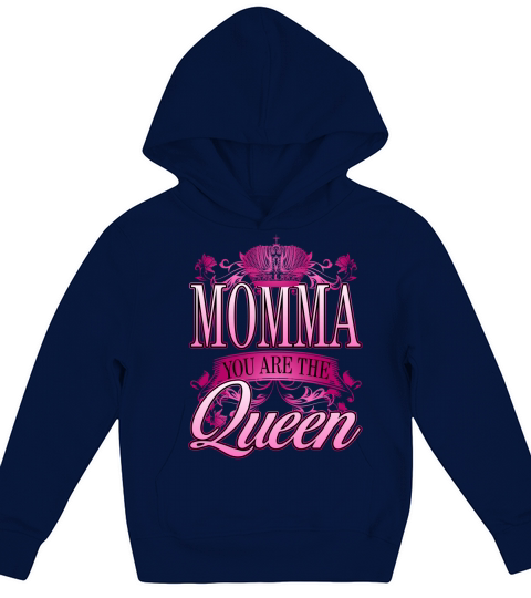 Happy Mothers Day MOMMA You Are The Queen Relationship 2020 Kids Hoodie