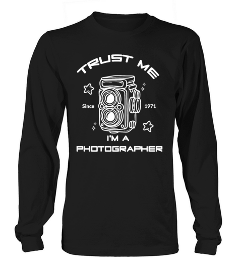 Best Photographer 50th Round Birthday Men's Long Sleeve