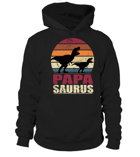 Papasurus Rex Dinosaur Family Dino Father Papa Women's Hoodie