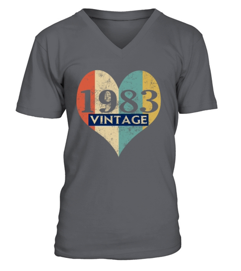 Vintage 1983 Retro Men's V-Neck T-shirt