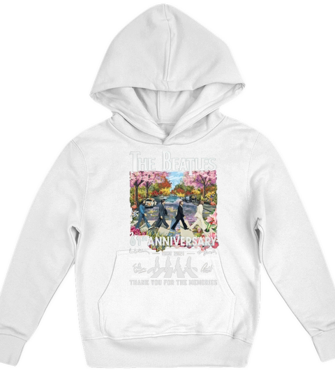 Abbey Road The Beatle 61st Anniversary 1960 2021 Thanks For The Memories Kids Hoodie