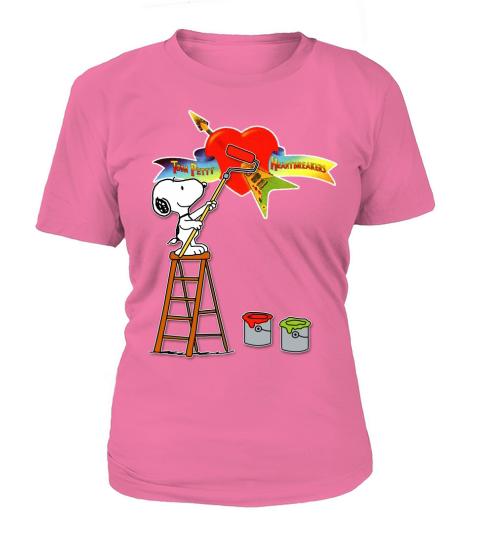 Snoopys Painting The picture- Tom Petty & the Heartbreakers T-Shirt Woman