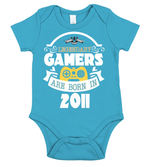 Legendary Gamers Are Born In 2011 Short Sleeve Baby One-Piece