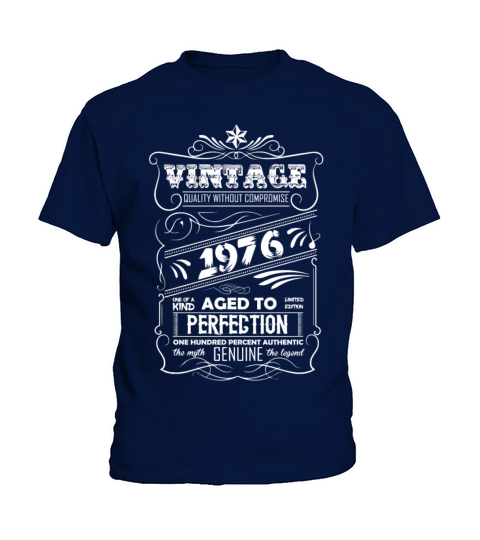 Vintage Aged To Perfection 1976 Kids T-Shirt