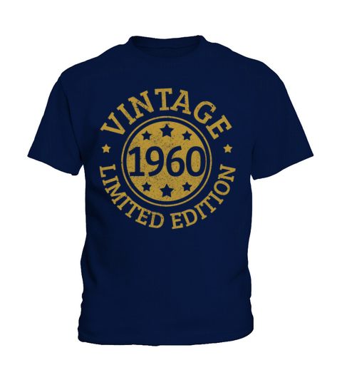 60th Birthday Vintage 1960 Funny Gift Kids T-Shirt