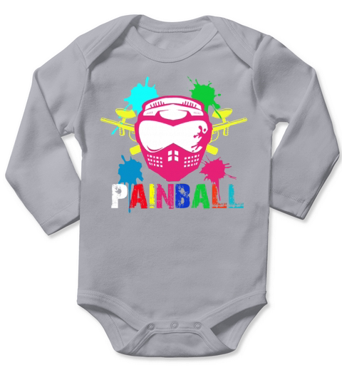 Paintball - Hobby Sport Outdoor Pain Long Sleeve Baby One-Piece