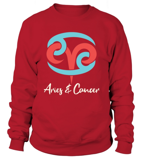 Aries and Cancer Zodiac Couples Horoscope Women's Sweatshirt