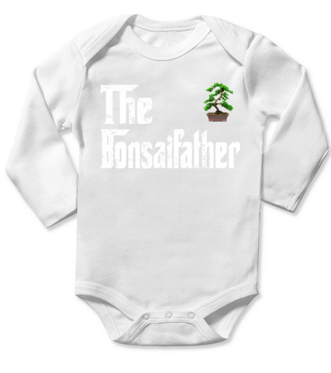 Bonsai Tree Love Enso Circle Yin Yang Buddhism Zen Long Sleeve Baby One-Piece