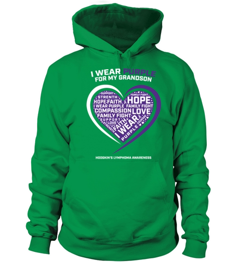 Products Disease Grandson Hodgkins Lymphoma Cancer Women's Hoodie