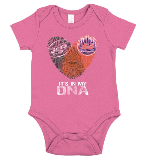 Jets - Mets Its In My DNA T-Shirt Short Sleeve Baby One-Piece