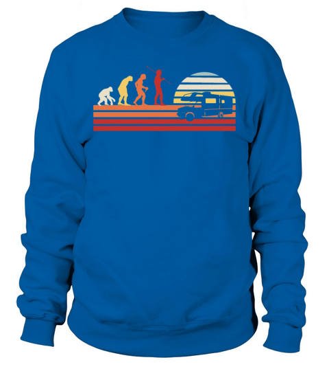 Retro RV Camper Van Vintage Motorhome Caravan Sweatshirt Unisex
