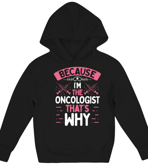 Ovarian Cancer Doctor Stethoscope Oncologist Kids Hoodie