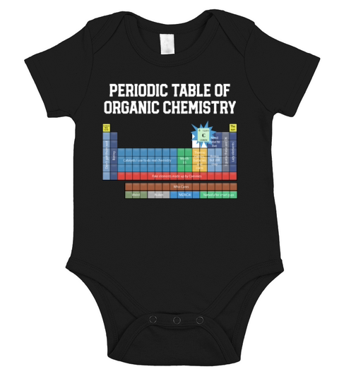 Organic chemistry design Periodic table of Short Sleeve Baby One-Piece