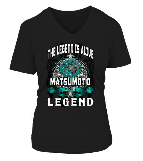 MATSUMOTO ENDLESS LEGEND 3 HEAD DRAGON V-neck T-Shirt Woman