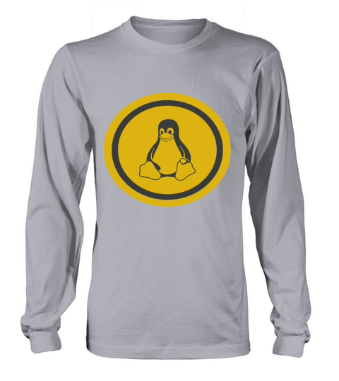 Linux tshirt Original Linux Logo T-shirt Long sleeved Unisex