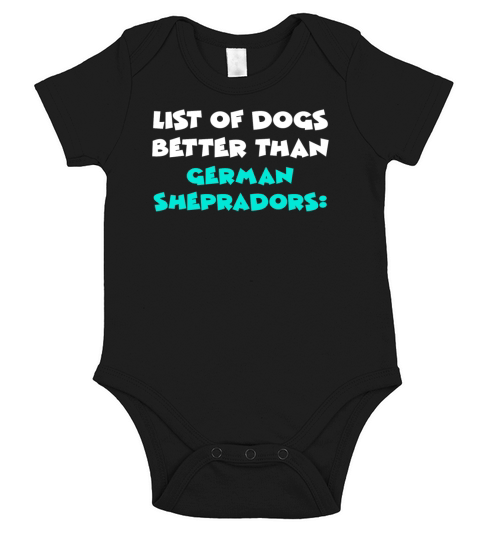 German Sheprador Short Sleeve Baby One-Piece