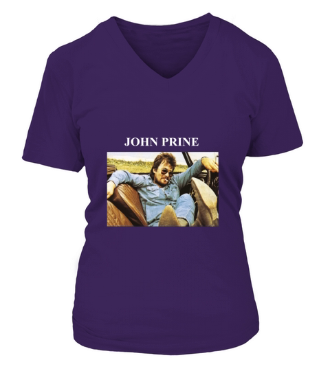 John Prine V-neck T-Shirt Woman