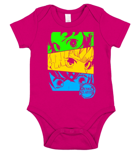 Kimetsu No Yaiba Demon Slayer Tanjiro Zenitsu Short Sleeve Baby One-Piece