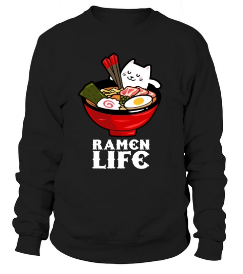 Ramen Life Cat Eat Women's Sweatshirt