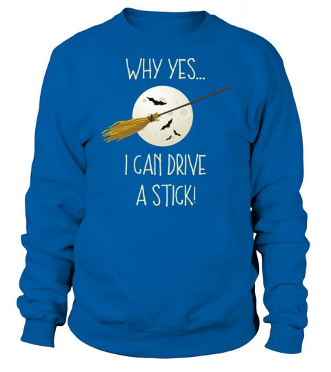 Drive A Stick Broom Men's Sweatshirt