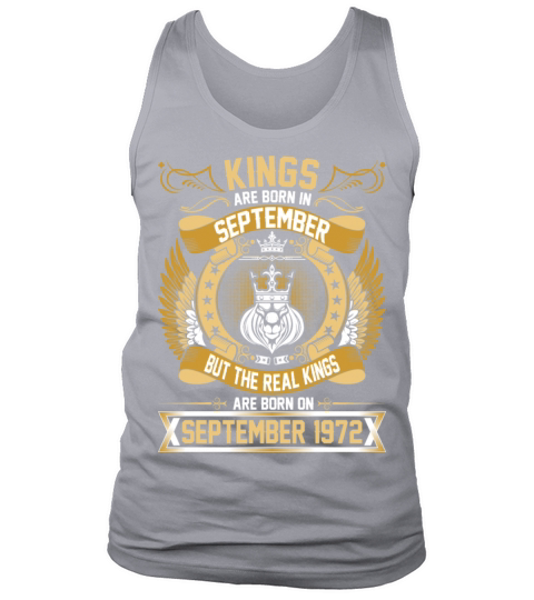 The Real Kings Are Born On September 1972 Men's Tank Top