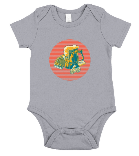 Oktoberfest 2019 Wiesn Munich Short Sleeve Baby One-Piece