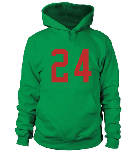 24 sports jersey football number Men's Hoodie