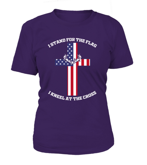 I Stand for The Flag I Kneel for The Cross Women's T-Shirt