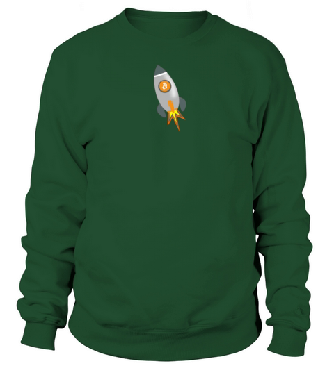 Bitcoin Rocket I Lift off to Satoshis Crypto Moon Women's Sweatshirt