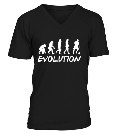 Soccer Player Evolution Men's V-Neck T-shirt