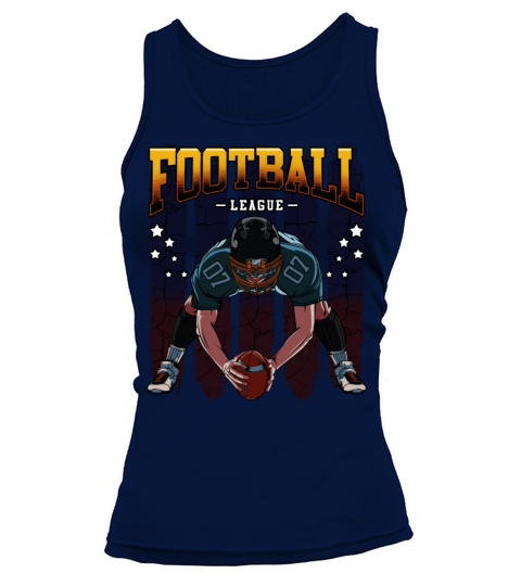 Cool American Football Player Trendy Team Sports Women's Tank Top