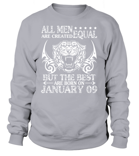 All Men Are Created Equal The Best Are Born On Jan Women's Sweatshirt
