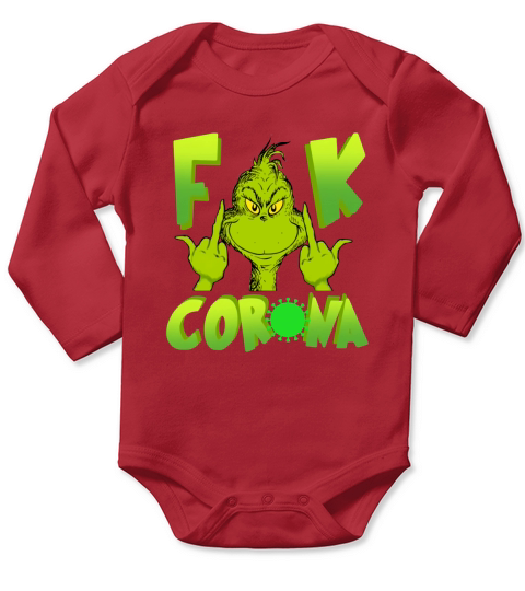 Fuck Coronavirus shirt - Ladies Flowy Tank Long Sleeve Baby One-Piece