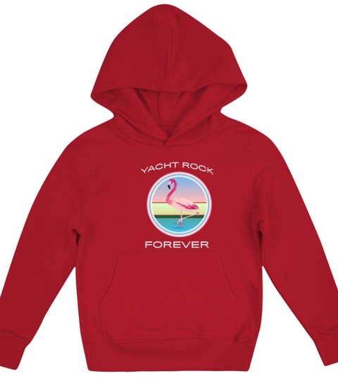Womens Yacht Rock Forever 80s Retro VNeck Stuff Kids Hoodie