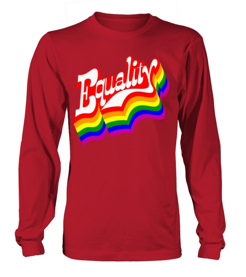 Equality Retro Tee Shirt Women's Long Sleeve
